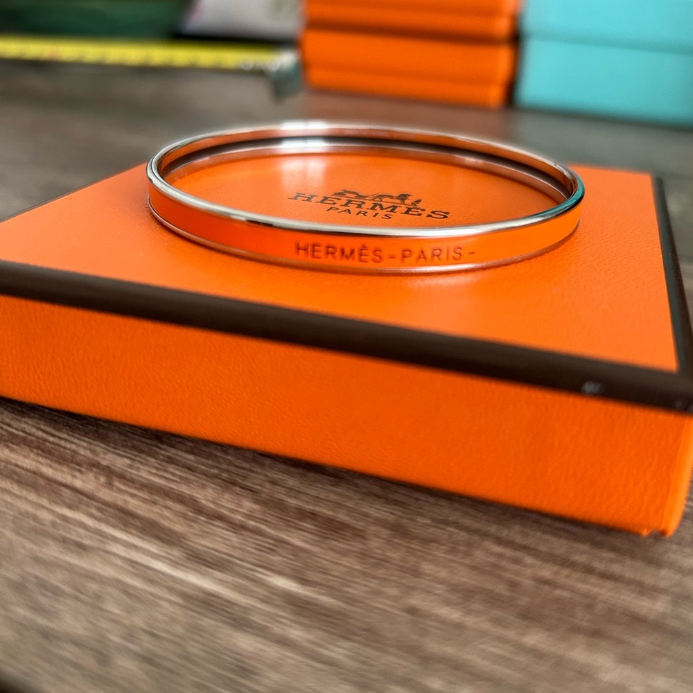 Orange Hermès Uni Bangle